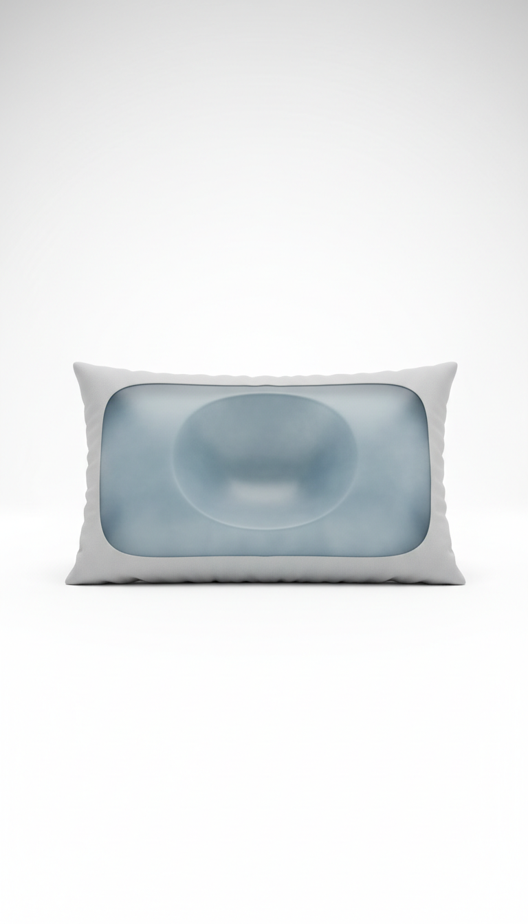 Cooling gel contour pillow